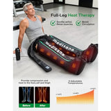 Full Leg and Foot Massager Compression Boots with 6 Modes and 3 Heat