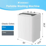 Portable Washing Machine 16lbs Compact Portable Washer 9.6lbs and Dryer(6.4lbs)
