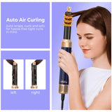 7 In 1 Hair Dryer Brush Brushless High Speed Hair Dryer with Diffuser Ionic Blow Dryer Hot Air Styling Comb
