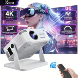 Xnano HA109 Mini Projector Android11 WiFi6 BT5.0 280 ANSI 720P Built-in App