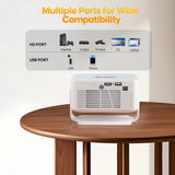 400ANSI WiFi6 Projector Support 8K Full HD Home Outdoor Cinema HY300