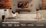 Poseidon D80 Boom 7.1ch 500W Dolby Atmos Soundbar, Wireless Subwoofer