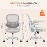 JHK Ergonomic Mesh Backrest Office Desk Chair Adjustable Height Computer Rolling Work Swivel Gaming Chairs