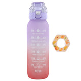 1000ML Fragrance Smelling Water Bottle Portable Air WaterUp Bottle Scent Straw