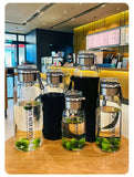 Large Capacity Glass Water Bottle Transparent Milk Juice Cup  for Tour Outdoor Sports