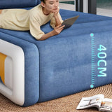 2 Persons Inflatable Mattress PVC Flock Mattress Camping Folding Outdoor