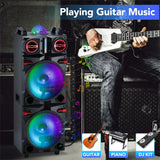 9000W Portable Bluetooth Speaker Heavy Bass Sound System, Rechargeable
