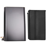 Elegant Black Gold 12L Step Trash Can with Secure Lid and Touch-Free Foot Pedal