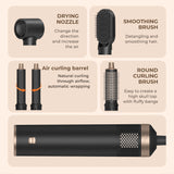 5 in 1 Hair Dryer Hot Comb Set Professional Curling Iron Hair Straightener Styling Tool For Professional