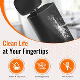 Kitchen Trash Can with Lid for Office Bedroom Bathroom Step Trash Bin