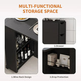 Space-Saving Dining Table with Storage for Compact Kitchens