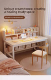 New Model Desk Bookshelf Integrated Student Writing Desk Simple Office Desk