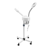 White Professional Facial Steamer,800W 110V 2-in-1 Facial Steamer Beauty Tool, Single