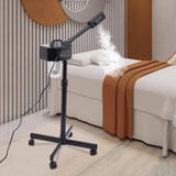 800W 110V Single Tube Hot Facial Steamer Black Professional Spa Beauty Salon Face