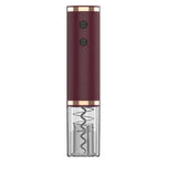 Electric Wine Opener, Automatic Electric Wine Bottle Corkscrew Opener with Foil Cutter, Rechargeable