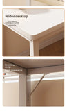 L-Shaped Corner Computer Heavy Duty Steel Frame Home Office