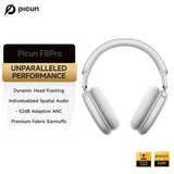Picun F8 Pro -52dB Adaptive ANC Over Ear Headphone HIFI 3D Spatial Audio Wireless