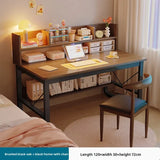 New Model Desk Bookshelf Integrated Student Writing Desk Simple Office Desk
