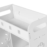 Bathroom Shelf White Wall Cabinet Bathroom Wall Mounted Wall Cabinet with 2 Drawers for