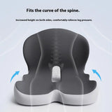 Memory Foam L-Shaped Integrated Seat Cushion with Lumbar Support Car Seat Cushion for Car Truck Desk Gaming Chair
