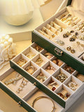1PC Necklace Earrings Jewelry Storage Organizer Box, Ideal choice for Gifts