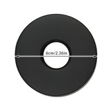 8" Shower Faucet Set Bathroom Rain Shower System Shower Trim Kit with Valve Black for