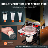 SucceBuy Fully Automatic Cup Sealing Machine 500-650 Cups/H with LCD Panel