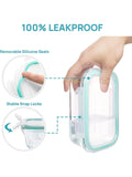 8-Pack Glass Food Storage Containers – Airtight, Oven & Microwave Safe, BPA-Free