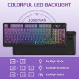 MAMBASNAKE x FREEWOLF M96 Wireless Gaming Keyboard Creamy