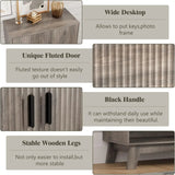 5 Tier Shoe Cabinet Storage for Entryway w/ Doors, Freestanding Shoe Rack