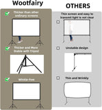 120' Portable and Foldable 16:9 4K HD Rear Front Movie Screen for Indoor