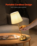 SucceBuy Cordless Table Lamp 5200mAh Built-in Rechargeable Battery Desk Lamp