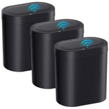 3 Pack 5 Gallon Bathroom Trash Can with Lid, Automatic Motion Sensor Trash Can