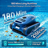 Automatic Robotic Pool Vacuum Cleaner for Inground & Above Ground Pools
