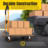 Foldable Platform Truck Push Dolly 330 Lb Capacity 28.75" 18.75" X 33" Heavy‑Duty Utility Cart