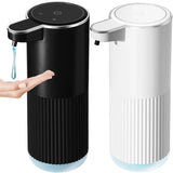 Soap Dispenser, 2 Pack Black and White Touchless Liquid Soap Dispensers
