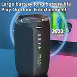 Zealot S49 20W Portable Ourdoor Wireless Subwoofer Speaker,Waterproof IPX 6,Dual Pairing,