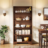 Tribesigns 6-Tier Bookcase, 71 Inches Industrial Bookshelves and Bookcases