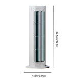 3000mAh Tower Fan Wall Mounted Leafless Fan 3 Mode Silent for Home Office