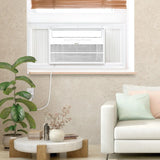 24,000 BTU Window Air Conditioner with Quiet, 230V, AC for Large Rooms