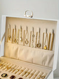1PC Necklace Earrings Jewelry Storage Organizer Box, Ideal choice for Gifts