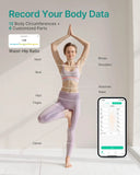 Smart Scale and Tape Measure, Digital Bathroom Scale & Body Tape Measure Sync with APP, Bluetooth Weighing Machine