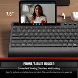 SGIAWETA-KM31 Wireless Keyboard and Mouse Combo - Full-Size Quiet Typing with Palm Rest