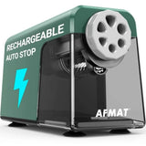 Electric Pencil Sharpener 6 Hole Cordless and Rechargeable Colo Pencil Sharpener for 6-11mm Pencils