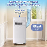 Portable 10000 BTU Remote AC w/Dehumidifier Fan, Cool Up to 560 Sq. Ft
