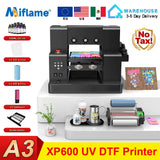 US/EU Stock A3 XP600 UV Printer A4 L805 UV Flatbed Printing Machine For Pen Metal Wood Acrylic UV DTF Printer UV Sticker Printer