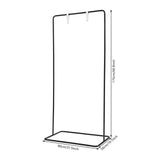 Adjustable Iron Wedding Sign Holder Stand with Leather Buckles, Heavy Duty
