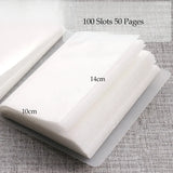 Nail Sticker Storage BookletLarge Capacity Storage Blank Pages Design Sticker Collection Display
