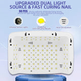 NEW 90LEDS UV LED Lamp For Nail Manicure 380W Professional Gel Polish Drying Lamps With Hand Pillow