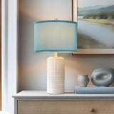 23" Modern Ceramic Nightstand Table Lamps Set of 2 Nautical Lamps